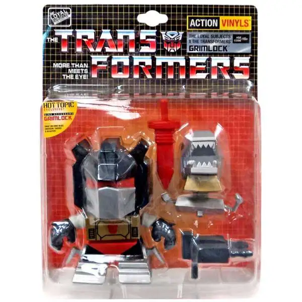 Transformers Action Vinyls Grimlock Exclusive 5-Inch 5" Vinyl Figure [Damaged Package]