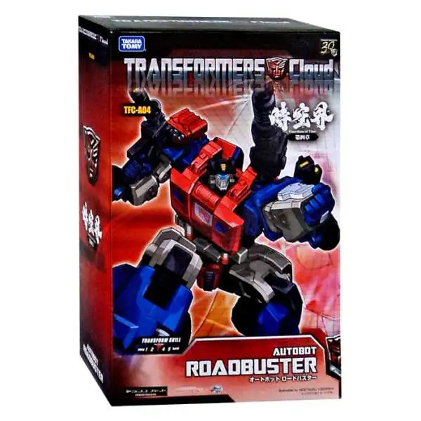 Japanese Transformers Cloud Guardians of Time Roadbuster Exclusive Action Figure TFC-A04