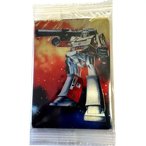 Transformers 40th Anniversary Trading Card DELUXE EDITION BOX TOPPER [Sealed in Baggie]