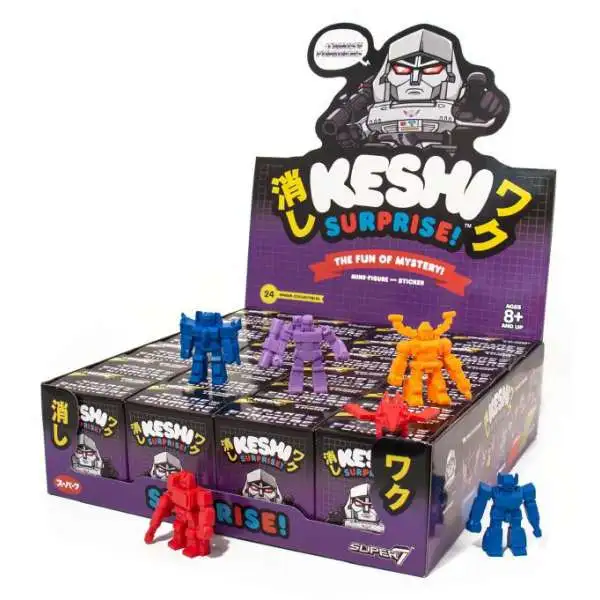 Keshi Surprise Transformers Decepticons 1.75-Inch Box [24 Packs]