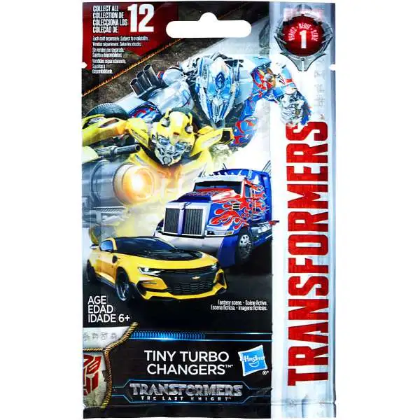 Transformers The Last Knight Tiny Turbo Changers Series 1 Mystery Pack [1 RANDOM Figure]