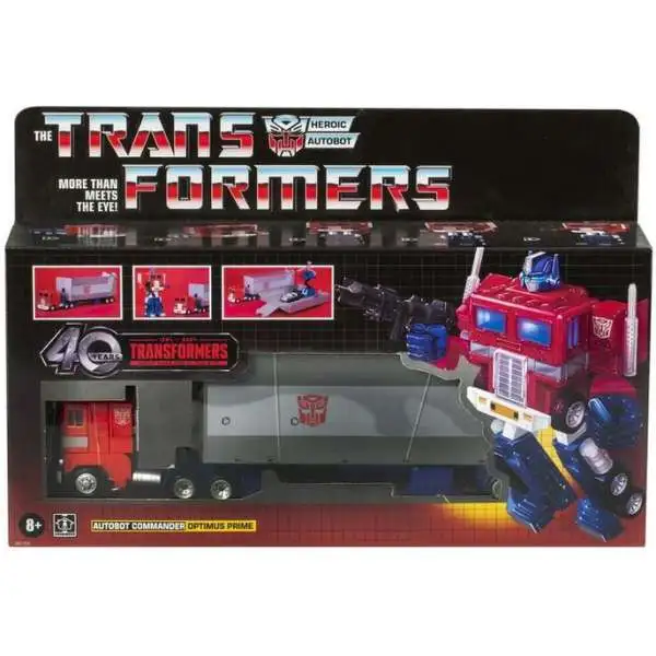 Transformers 40th Anniversary Retro G1 Optimus Prime 6.25" Action Figure