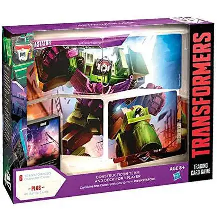 Transformers Trading Card Game Devastator Construction Team & Deck For 1 Player