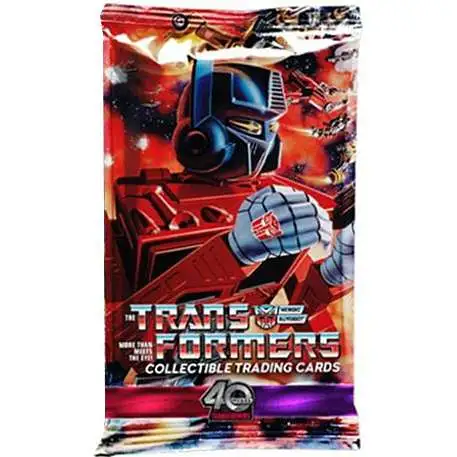 Transformers 40th Anniversary Trading Card FOIL Pack [10 Cards]