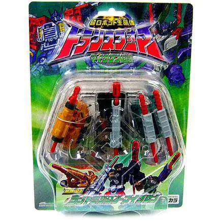 Transformers Armada Japanese Land Military Microns Action Figure 3-Pack MM-03 [Shot, Bomb & Crack]