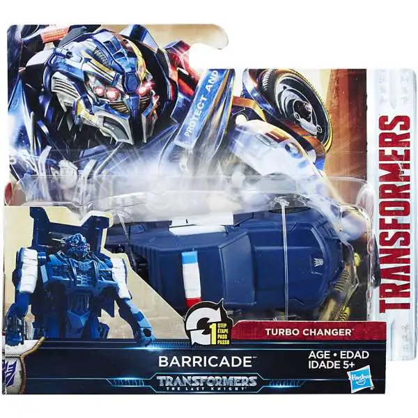 Transformers The Last Knight 1 Step Turbo Changer Barricade Action Figure [Mars]