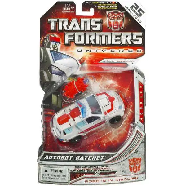 Transformers Universe 25th Anniversary Deluxe Autobot Ratchet Deluxe Action Figure
