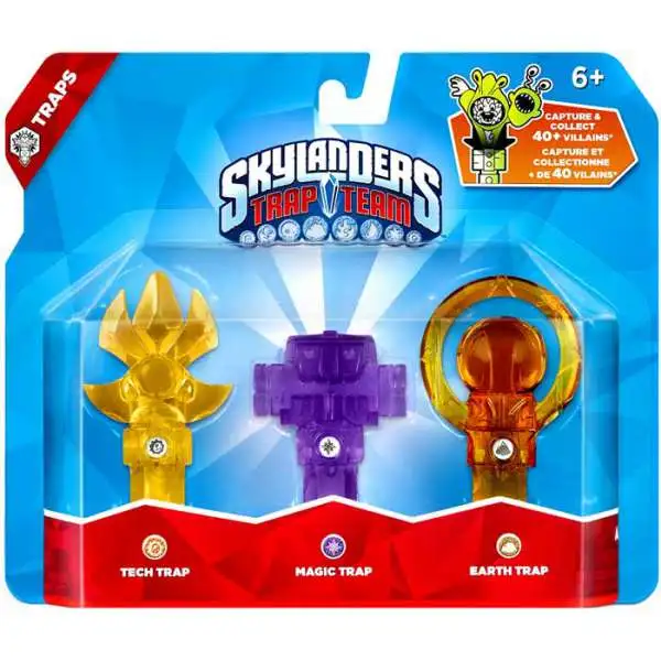 Skylanders Trap Team Tech, Magic & Earth Trap 3-Pack