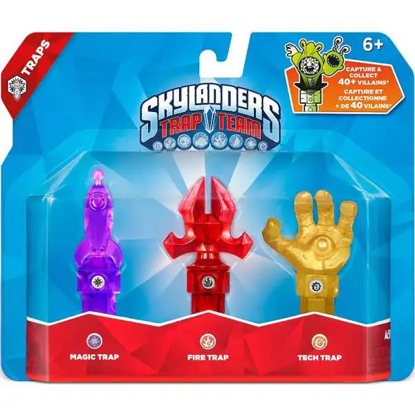 Skylanders Trap Team Magic, Fire, Tech Trap 3-Pack