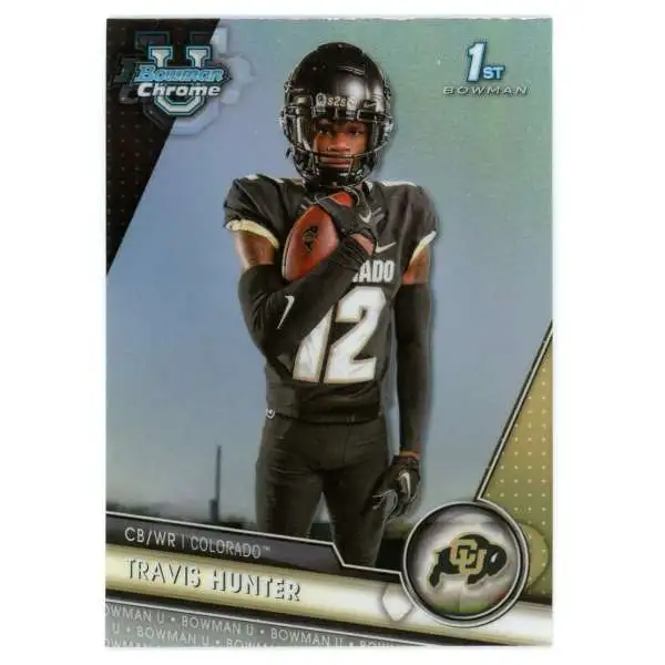 NFL 2023 Bowman Chrome U 1st Bowman Refractor Travis Hunter #36