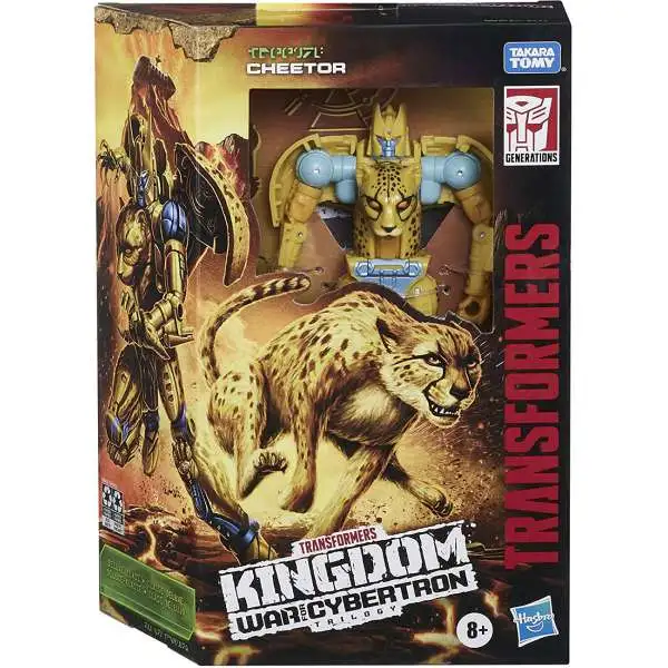 Transformers Generations Kingdom: War for Cybertron Cheetor Deluxe Action Figure WFC-K4
