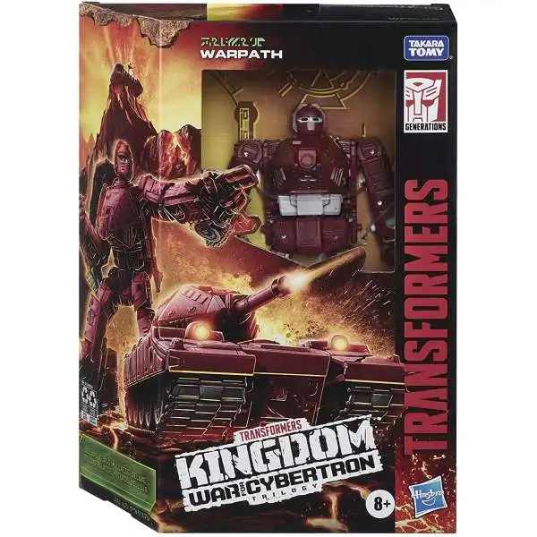 Transformers Generations Kingdom: War for Cybertron Warpath Deluxe Action Figure WFC-K6