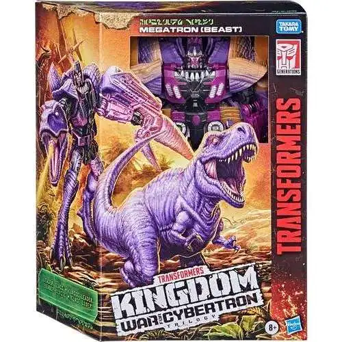 Transformers Generations Kingdom: War for Cybertron Megatron Leader Action Figure [T-Rex]