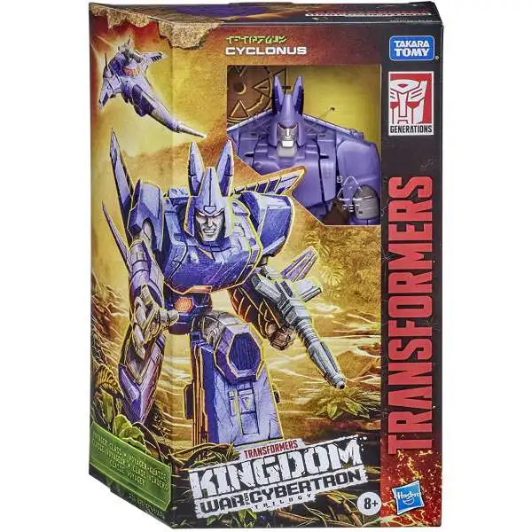 Transformers Generations Kingdom: War for Cybertron Trilogy Cyclonus Voyager Action Figure WFC-K9