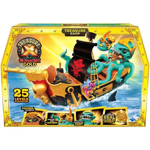 Treasure X Series 5 Sunken Gold Treasure Ship Playset