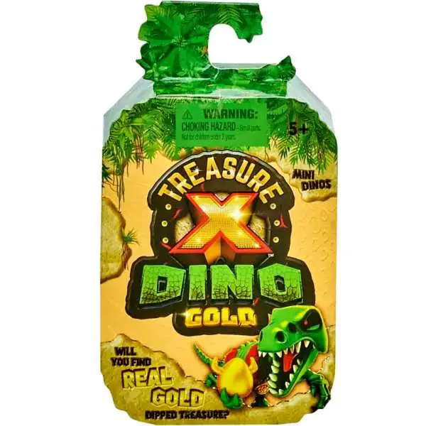 Treasure X Dino Gold Mini Dinos Mystery Pack [1 RANDOM Dinosaur Figure]