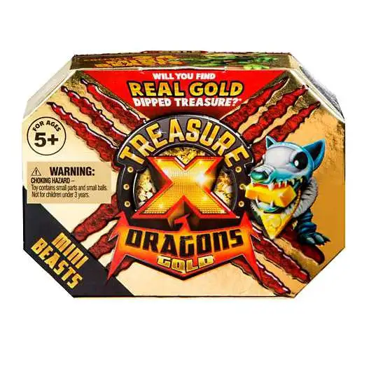 Treasure X Dino Gold Armored Egg- Break The Egg, Squeeze Out The Dino -  Moose Toys