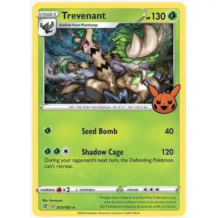 Pokemon Trading Card Game Trick or Trade Promo Trevenant #015/192