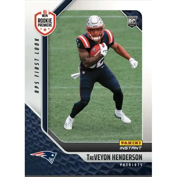 NFL 2025 Instant RPS First Look Football TreVeyon Henderson RPSFL-37 [Rookie]
