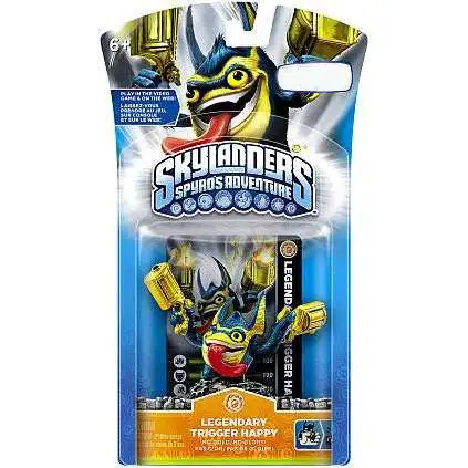 Skylanders Spyro's Adventure Legendary Trigger Happy Exclusive Figure Pack