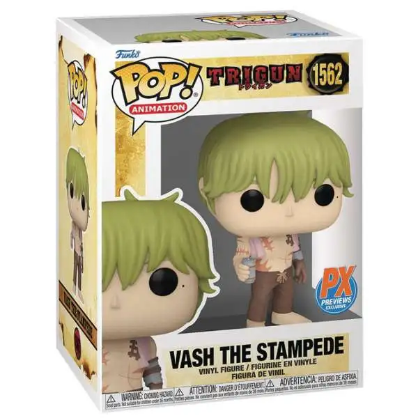 Funko Marvel POP! Animation Vash the Stampede Exclusive Vinyl Figure #1291 [Shirtless]