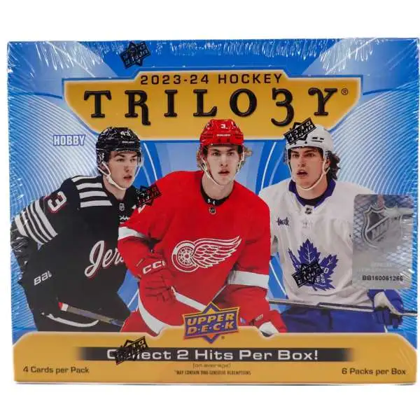 NHL Upper Deck 2023-24 Trilogy Hockey Trading Card HOBBY Box [6 Packs]
