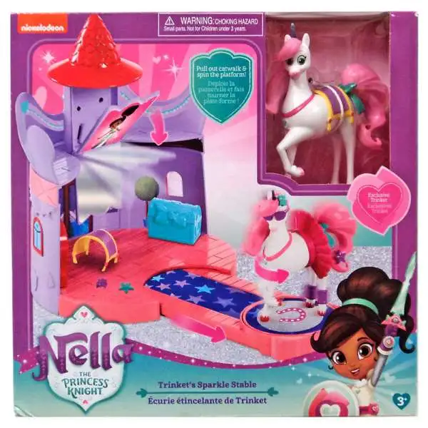 Nickelodeon Nella The Princess Knight Trinket's Sparkle Stable [Damaged Package]