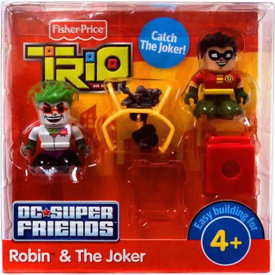 Fisher Price DC Super Hero Friends Batman Robin Trio 