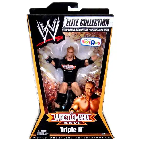 WWE Wrestling Elite Collection WrestleMania 26 Triple H Action Figure