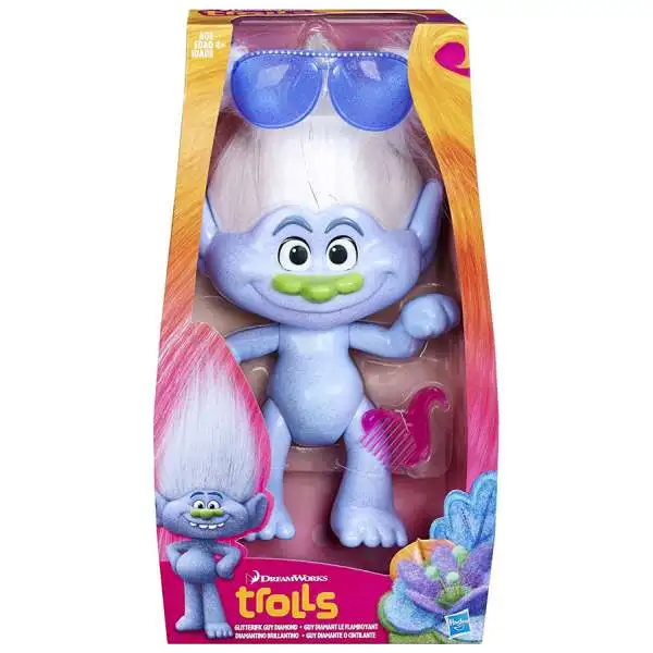 Trolls Glitterific Guy Diamond 12-Inch Figure Doll