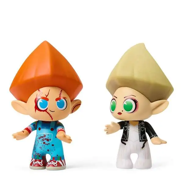 Kidrobot Trollify Mash Up Chucky & Tiffany 5-Inch Vinyl Figure 2-Pack Horror (Pre-Order ships May)