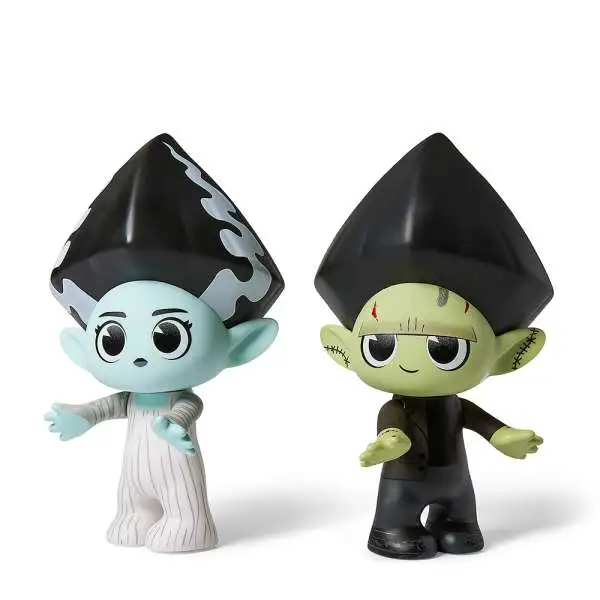 Kidrobot Trollify Mash Up Frankenstein & Bride of Frankenstein 5-Inch Vinyl Figure 2-Pack Horror (Pre-Order ships June)