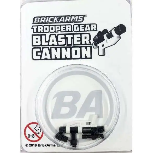 BrickArms Trooper Gear Blaster Cannon Minifigure Accessory [Overmolded]
