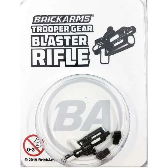 BrickArms Trooper Gear Blaster Rifle Minifigure Accessory [Overmolded]