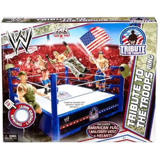 WWE Wrestling Tribute To The Troops Exclusive Superstar Ring