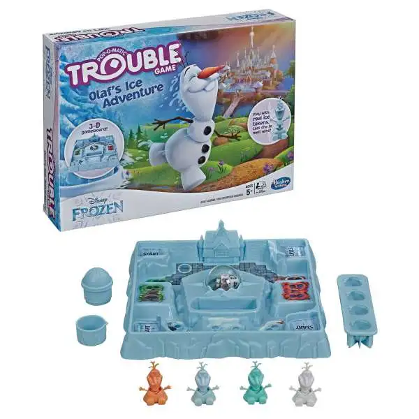 Frozen 2 Trouble Disney Frozen Olaf's Ice Adventure Board Game