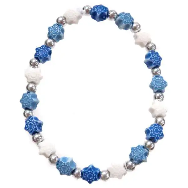 Frozen Snowflakes Bracelet [White, Blue & Dark Blue]