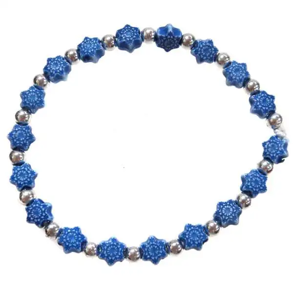 Frozen Snowflakes Bracelet [Dark Blue]