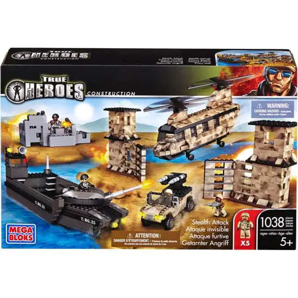 Mega Bloks True Heroes Construction Stealth Attack Set