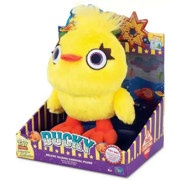 Toy Story 4 Signature Collection Ducky Exclusive 12-Inch Plush with Sound