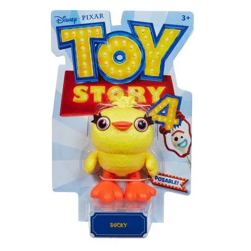 Disney / Pixar Toy Story 4 Posable Ducky Action Figure [Damaged Package]