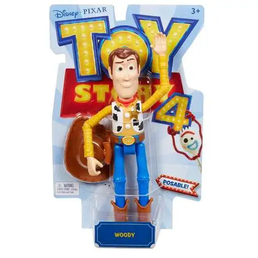 Disney / Pixar Toy Story 4 Posable Woody Action Figure [Damaged Package]