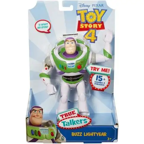 Toy Story 4 True Talkers Buzz Lightyear Action Figure [Damaged Package]