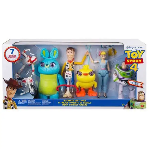 Disney / Pixar Toy Story 4 Ultimate Gift Pack Exclusive Action Figure 7-Pack Set [Damaged Package]