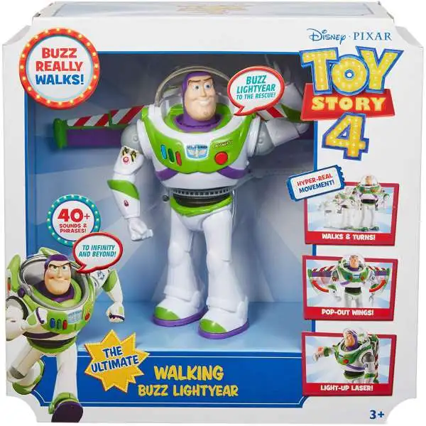 Toy Story 4 Ultimate Walking Buzz Lightyear Action Figure [Damaged Package]