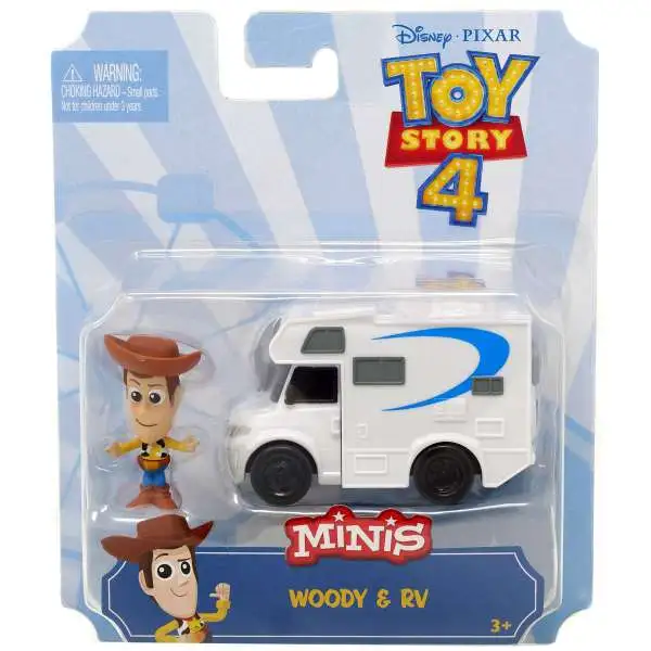 Disney / Pixar Toy Story 4 MINIS Woody & RV Mini Figure & Vehicle