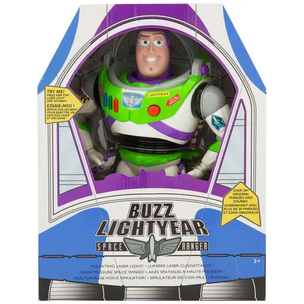Disney Toy Story Buzz Lightyear Exclusive Talking Action Figure [2019 Version, 30+ Phrases & Sounds]