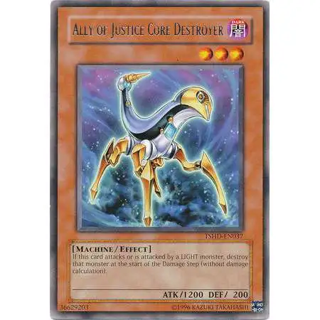 YuGiOh YuGiOh 5D's The Shining Darkness Rare Ally of Justice Core Destroyer TSHD-EN037