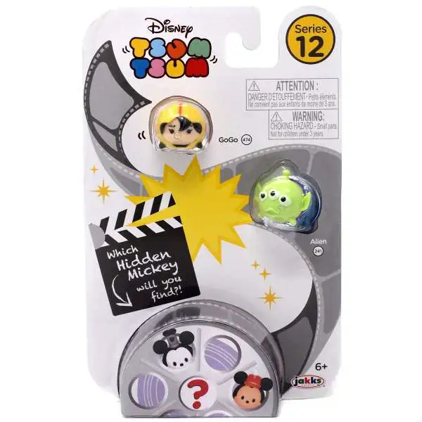 Disney Tsum Tsum Series 12 GoGo & Alien 1-Inch Minifigure 3-Pack