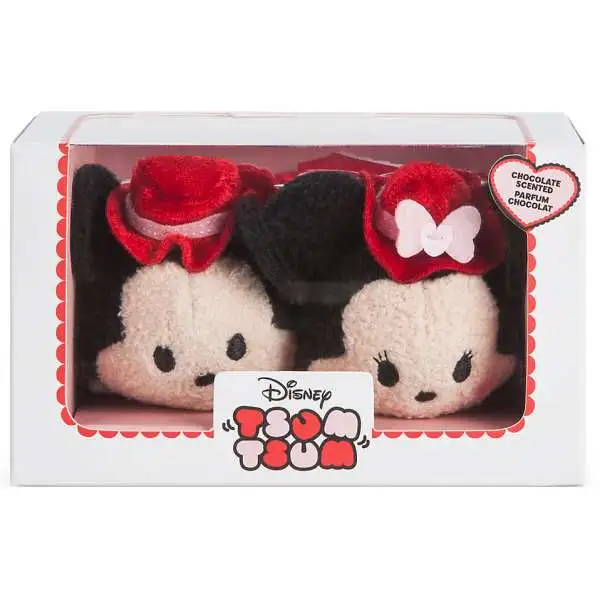 Disney Tsum Tsum 2017 Valentine's Day Mickey & Minnie Mouse Exclusive 3.5-Inch Mini Plush 2-Pack